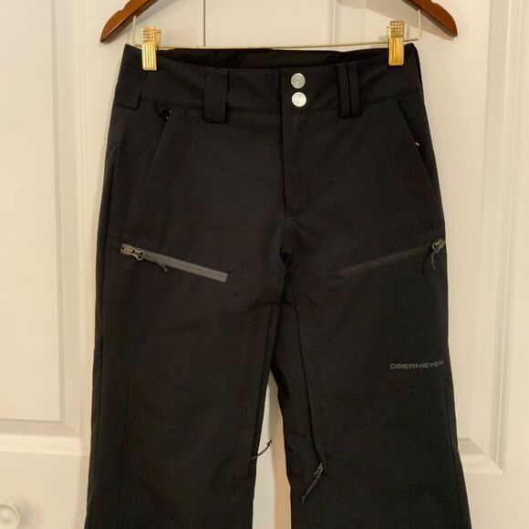 Obermeyer Teen Black Parker Ski Snowboarding Pants Medium - Picture 5 of 14